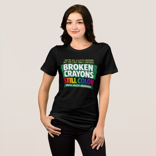 Trasiga kritor t shirt (Framsida Full)