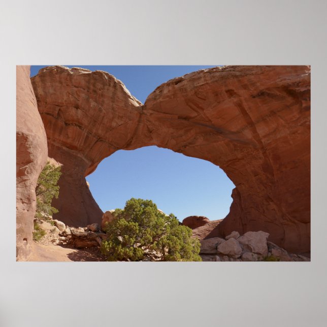 Trasiga valvet i Arches nationalpark Poster (Framsidan)