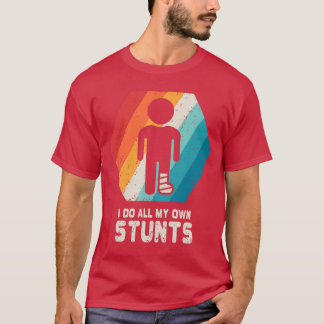 Trasigt ben ankel knä fot skada snarare bra presen t shirt