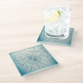 trasigt glas, sprucket