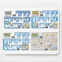 Träsk dumpar råttaMaze Mousepad