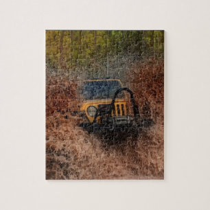 Träsk Jeeping Pussel