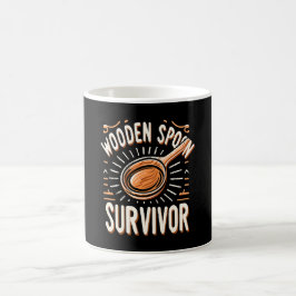 Träsked Överlevare Kaffemugg