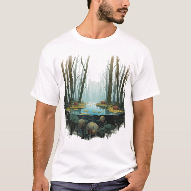 Träsket Som Drömmer T Shirt (Framsida)