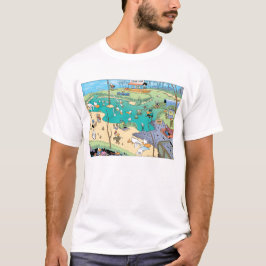 Träskfågel öga beskådar T-tröja Tee Shirt