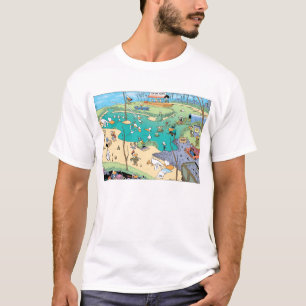 Träskfågel öga beskådar T-tröja Tee Shirt