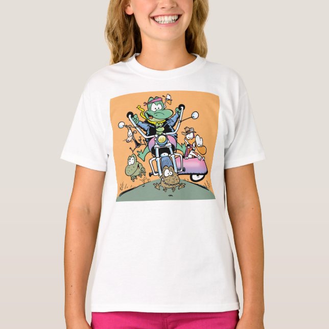 TräskMotorbikeälskare T-tröja T Shirt (Framsida)