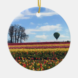 Träskon Tulip Farm, Woodburn, Oregon Julgransprydnad Keramik