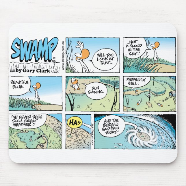 Träskväderprognos Mousepad Musmatta (Framsidan)