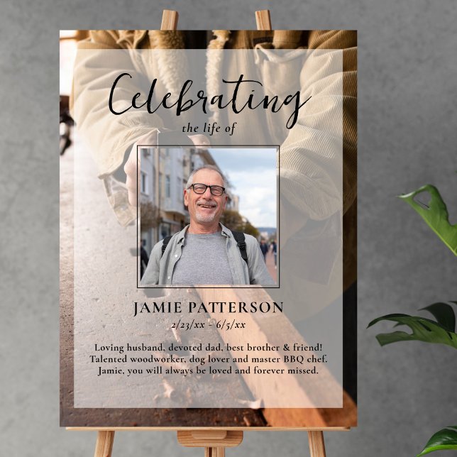 Träsnidare, Livs firande Begravning Foto Poster (Skapare uppladdad)