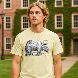 Träsnitt av Noshörning av Albrecht Dürer 1515 T Shirt