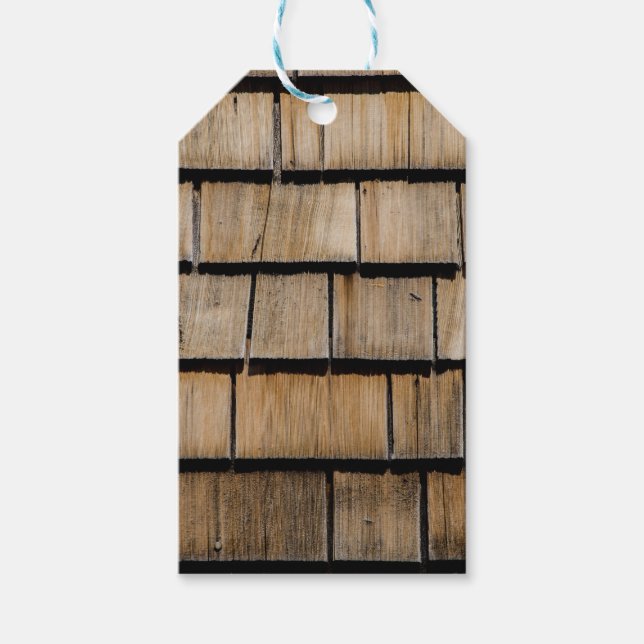 Träspån Presentetikett (Framsidan)