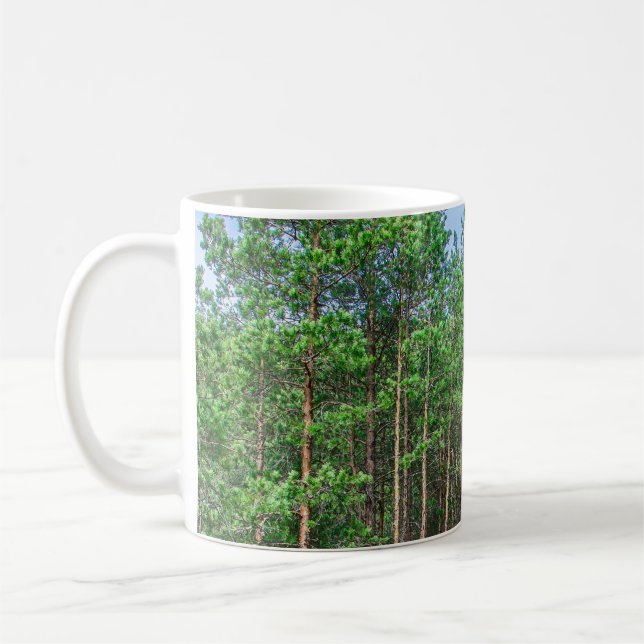 Träspår i gräs kaffemugg (Vänster)