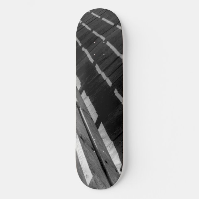 Trästaket Old School Skateboard Bräda 18 Cm (Framsida)