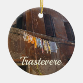 Trastevere Rom Julgransprydnad Keramik