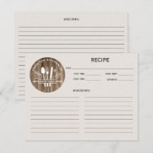 Trästruktur från köket Monogram Recept
