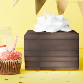 Trästruktur Randig Brun Abstrakt Modedesign Presentpapper