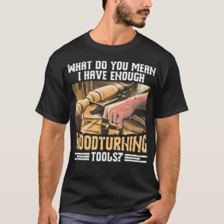 Träsvarvningsförkläden för män Mejselsats T Shirt