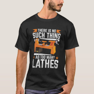 Träsvarvträ Verktyg Lathe Turner Sandpaper Wood T Shirt