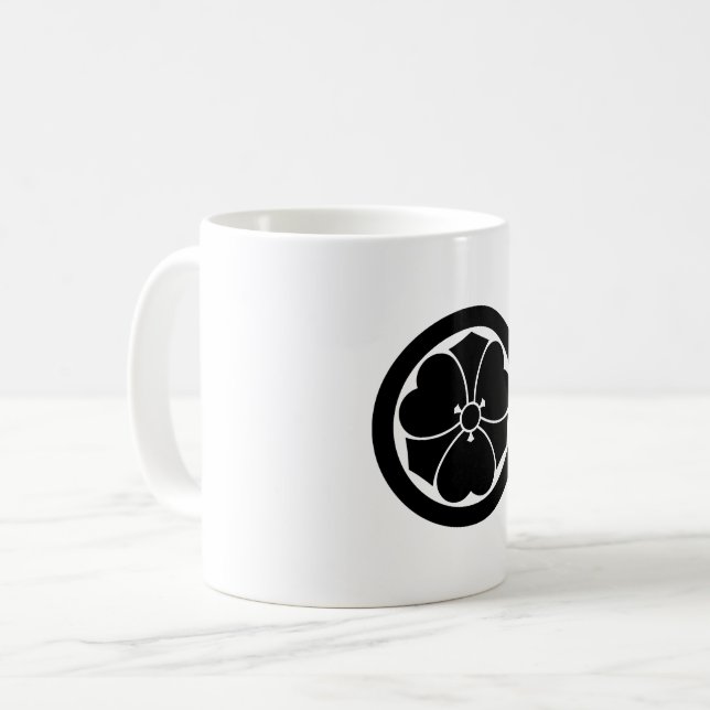 Träsyra med svärd i cirkel 1 kaffemug kaffemugg (Framsida vänster)