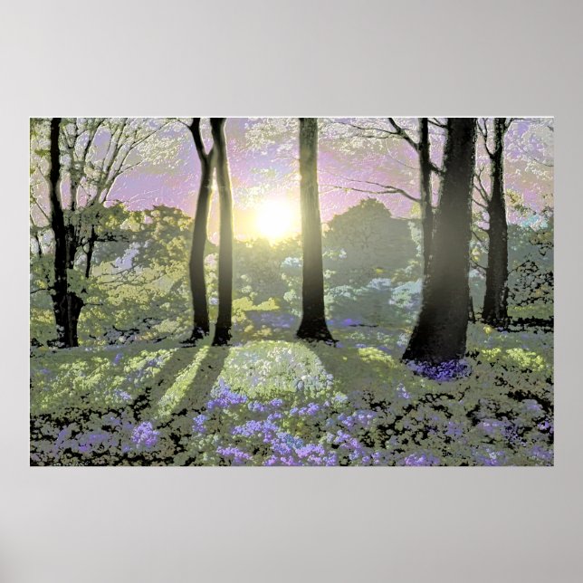 Trätäckt väggduk poster (Framsidan)