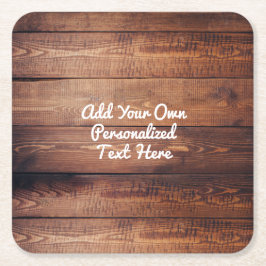 Trätext för lantligt wood land underlägg papper kvadrat
