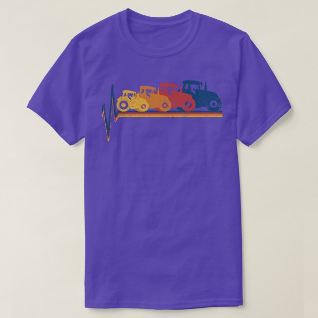 Trators Farmer Tractor Älskare 2 T Shirt (Design framsida)