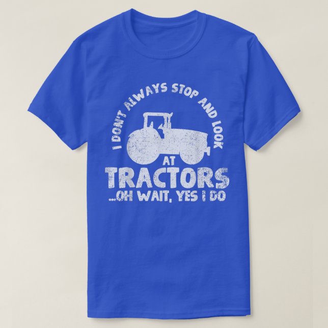 Trators Farmer Tractor Älskare Farming T Shirt (Design framsida)