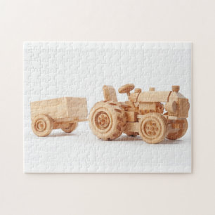 Trätraktor Pussel