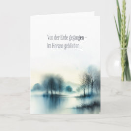 Trauerkarte "im Herzen geblieben" Kort