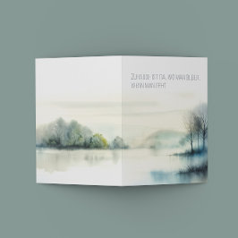 Trauerkarte "Zuhause" Meddelande