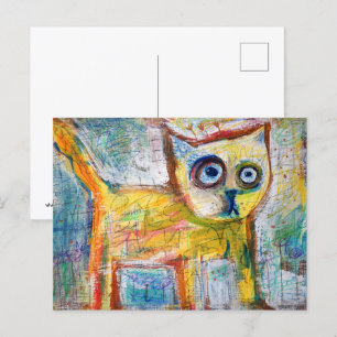 Trauma Cat Vykort