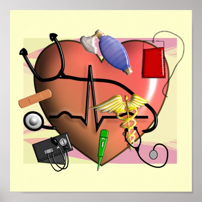 Trauma/ER Nurse ART Poster (Framsidan)