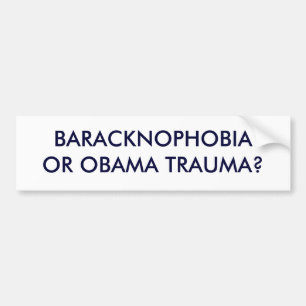 TRAUMA FÖR BARACKNOPHOBIAOR OBAMA? BILDEKAL