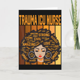 Trauma ICU-sjuksköterska Kraftfull Svart historiem Kort