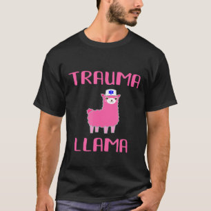 Trauma Lama Kvinnors Sjukvårdare Ems Emt Första In T Shirt