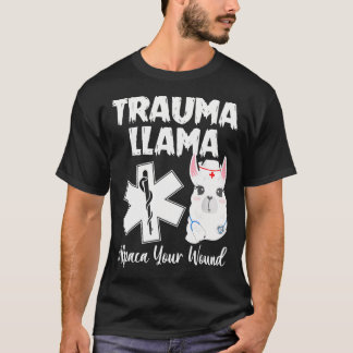 Trauma Llama Alpaca Ditt Wound funny T Shirt
