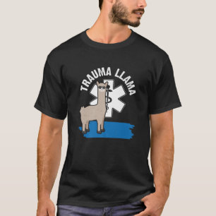 Trauma Llama Ambulance EMS EMT Sjukvårdare Nurse M T Shirt