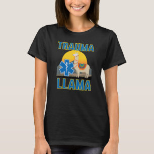 Trauma Llama Birthday Manar Women Kids EMT Anima T Shirt