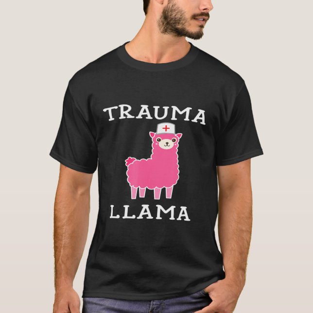 Trauma Llama Cute Woman Medical Doktor MD Funny Ph T Shirt (Framsida)