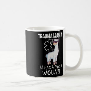 Trauma Llama Emt Design Medic Ems Alpaca Din kvinn Kaffemugg
