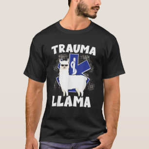 Trauma Llama Sjukvårdare Rädding Service T Shirt