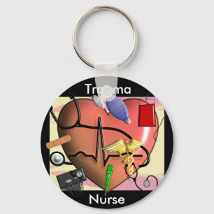Trauma Nurse Art Gifts Nyckelring