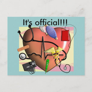 Trauma Nurse Art Gifts Vykort