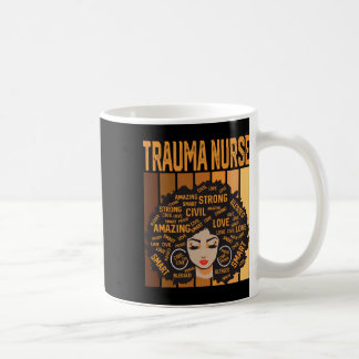 Trauma Nurse Powerful Black History Month Black Pr Kaffemugg