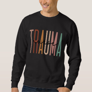 Trauma Nurse Psychiatic Nurse Akut Trauma Nu Lång Ärmad Tröja
