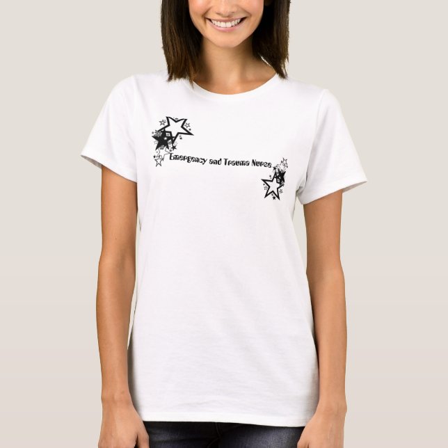 Trauma Nurse Toppen Hero T-shirt (Framsida)