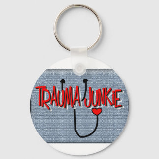 Trauma Nurse "Trauma Junkie"-gåvor Nyckelring