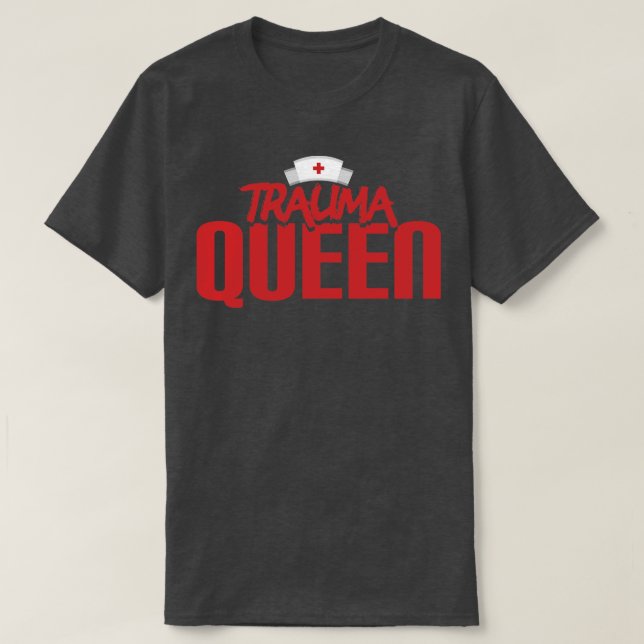 Trauma Queen T Shirt (Design framsida)