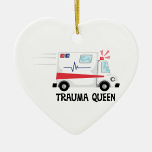 Traumadrottning Julgransprydnad Keramik